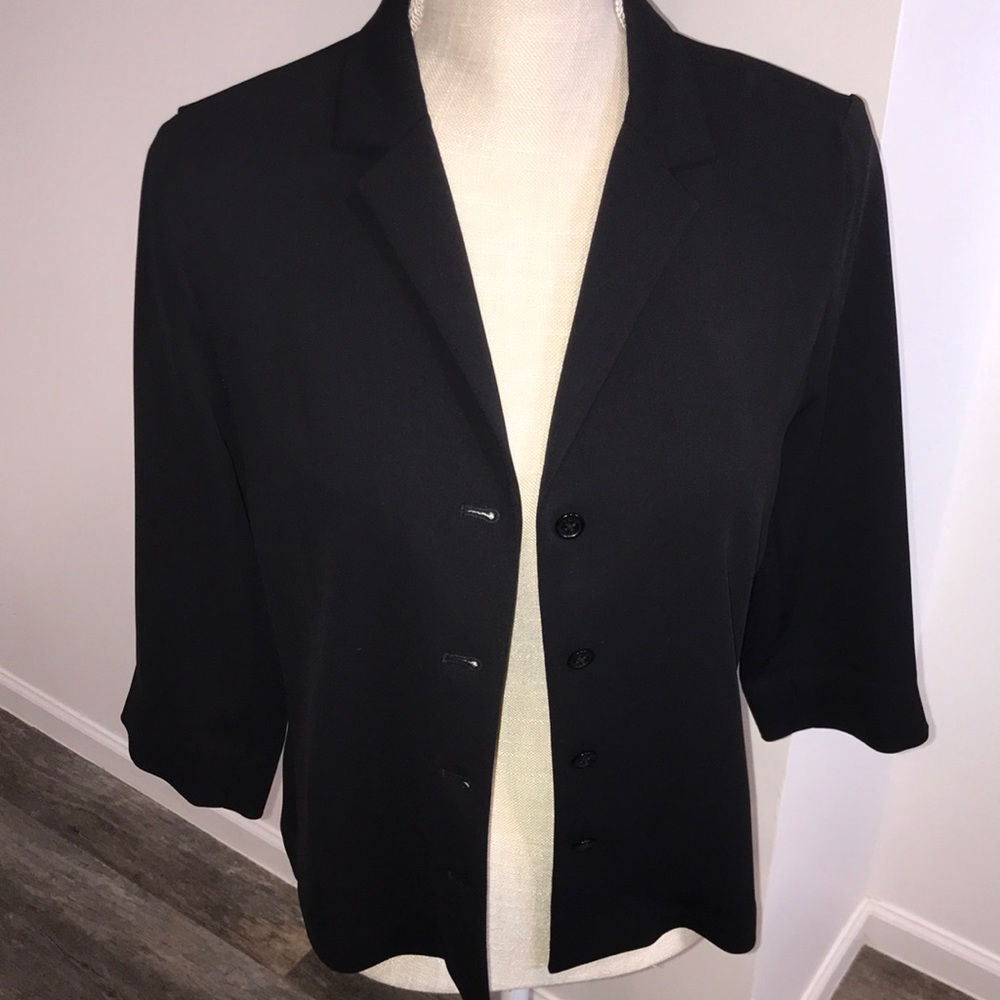 Yansi Fugel black unlined jacket S